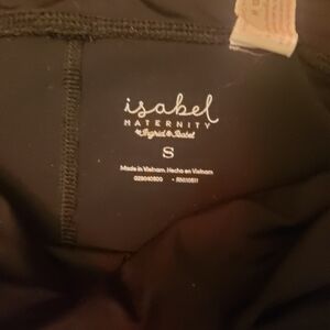 Isabel Maternity Black Leggings Small